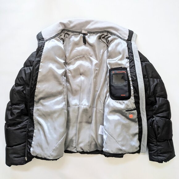 Nike down puffer winter black jacket coat, women's medium - Picture 8 of 13